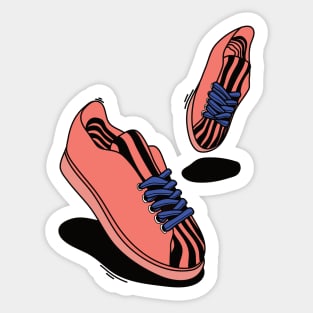 Two right legged Sticker